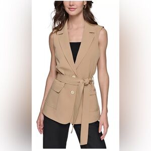 NWT Karl Lagerfeld Belted Vest